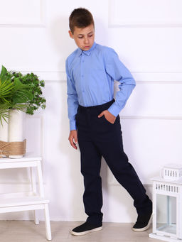 Брюки чиносы Александр синий - Ладошки фото 7