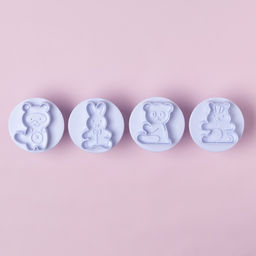 Плунжеры кондитерские Доляна Мягкая игрушка, набор 4 шт., пластик, МИКС  фото 10