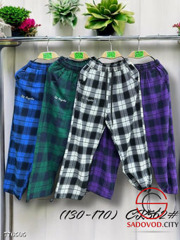 Брюки детские в клетку