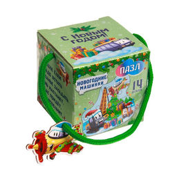 Пазл Новогодние машинки - Лесная мастерская фото 2