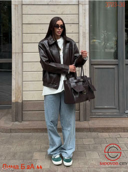 Кожаная куртка весенняя - Bruno фото 3