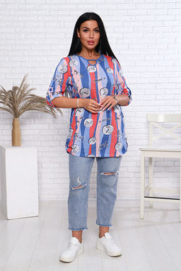 Туника, голубой (928-2)