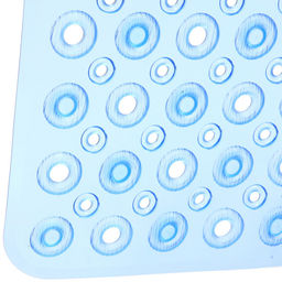 Коврик в ванну 67х37 "Кордеса" синий