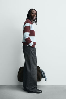 JERSEY ESTRUCTURA SOFT / Rayas - Zara фото 4