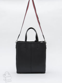 Сумка женская кожаная 6062L black Polina&Eiterou