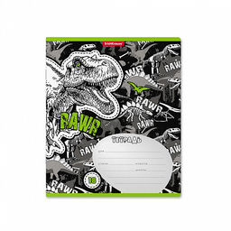 Цена за 10 шт. Тетрадь школьная ученическая ErichKrause Dinosaur Park, 18 листов, линейка (в плёнке по 10 шт.)