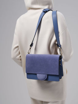 Сумка через плечо Deboro 30574 сиреневый закат