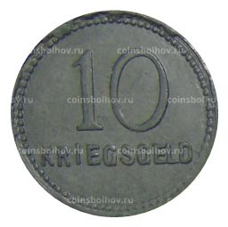 Монета 10 пфеннигов 1917 года Германия Нотгельд Кайзерслаутерн
