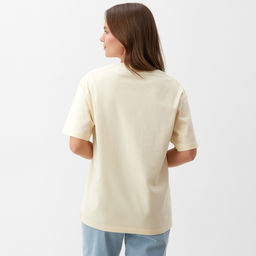 Футболка женская KAFTAN: Basic line, молочная размер 44-46