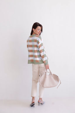 11717 Джемпер в клетку - Martichelli фото 17