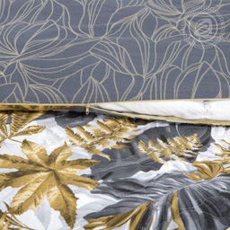 Постельное белье Тропикано (поплин зима-лето) Евро/Пододеяльник стеганый (молния): 1 шт. - 215*200; Простыня: 1 шт. - 215*240; Наволочка (клапан): 2 шт. - 70*70; Зима - лето