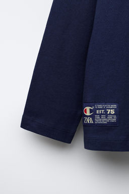 CHAMPION ® X ZARA CROCODILE PRINT T-SHIRT  фото 4