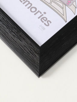 Фоторамка для фото 21×30 см Keep memories Luxe Elegance, с ножкой, пластик, чёрный, (пластиковый экран)