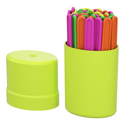 Цена за 1 шт. Счетные палочки пластиковые ErichKrause Neon Solid (в тубусе по 50 шт)
