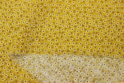 Вискоза с хлопком Арабис на горчичном, СОРТ2, ш.1.45м, хл-70%, вискоза-30%, 90гр/м.кв - Купава фото 2