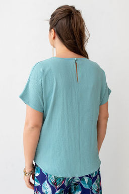 Блузка ТБ-97в бирюза - Took a look фото 6