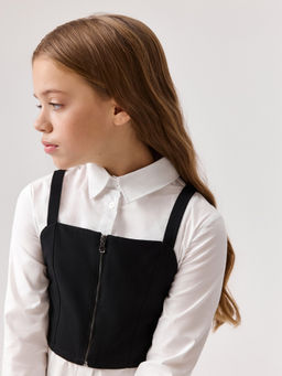 ACOOLA / Жилет детский для девочек Sumah черный  фото 4