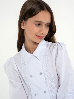 Школьная блузка для девочек Mooriposh, модель 06214