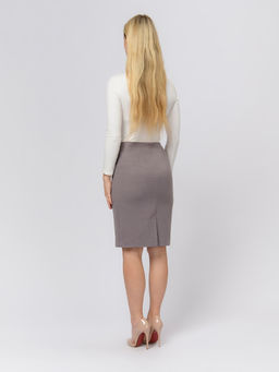 Юбка цвета мокко длины миди - 1001dress фото 3