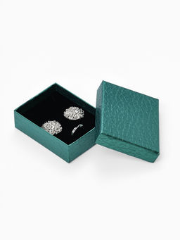 Набор коробочек подарочных 6 шт. под набор «Животный принт» симпл, 7×9 см, зелёный