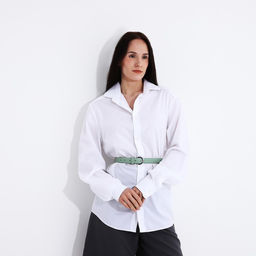 Ремень женский, ширина 2,5 см, винт, пряжка металл, цвет мятный - Simaland фото 3