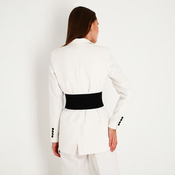 Ремень женский, ширина 10 см, пряжка металл, люверсы, цвет чёрный - Simaland фото 3