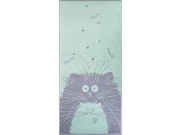 Полотенце махровое 6с102.411ж1 Парочка (мятный2) 67х150см