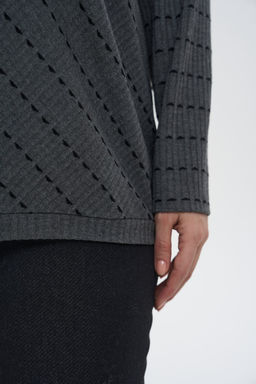 Джемпер Диагонали серый - Intikoma фото 3