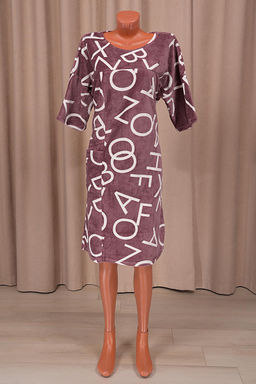 Туника велюровая (01019, бордовый)