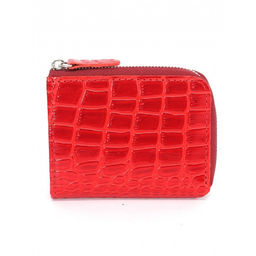 Портмоне женское Croco-ПР-931 натуральная кожа 1 отд, 4 карм, красный крокодил (203) 263580