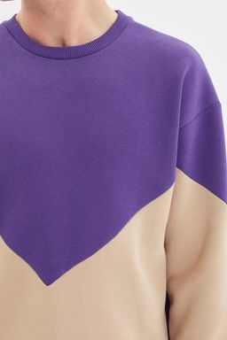 TRENDYOL MAN Kahverengi Regular/Normal Kesim Ici Polar/S?cak Tutan Sweatshirt TMNAW21SW1162 - Trendyolmilla фото 11