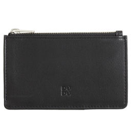 Итальянский кожаный кардхолдер DuDu серии Bali | черный