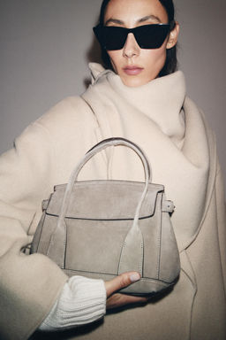 MINI CITY BAG LEATHER - Zara фото 14