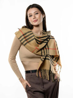 Классический палантин в стиле Burberry
