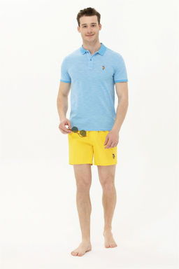 Мужские желтые морские шорты - U.s. polo assn фото 6
