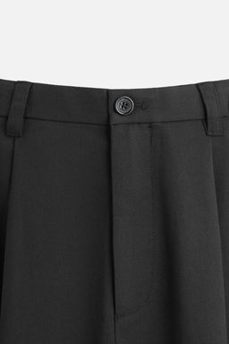 WIDE-FIT PLEATED TROUSERS - Zara фото 9