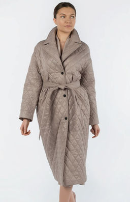 Пальто женское демисезонное (пояс) - El podio фото 9