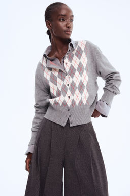 C?rdigan en punto jacquard - H&m фото 2