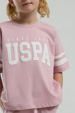 K_z _ocuk Pembe _ortlu Pijama Tak_m_ Sepette S_rpriz _ndirim - U.s. polo assn фото 3