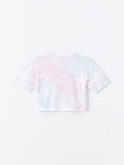 Bisiklet Yaka Anime Bask?l? K?sa Kollu K?z ?ocuk Ti??rt - Waikiki фото 2