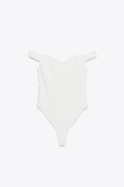 TWILL BODY WITH PICOT TRIMS - Zara фото 4