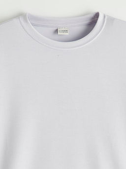 Bisiklet Yaka K?z ?ocuk Soft Touch Sweatshirt