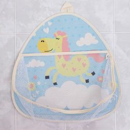 Сетка для хранения игрушек в ванной с петелькой Лошадка