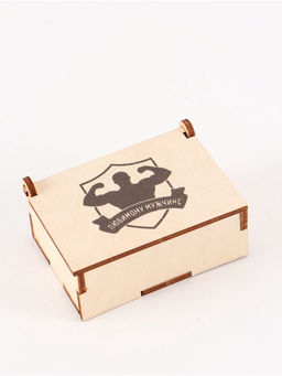 Цена за 3 шт. Коробка подарочная деревянная Любимому мужчине 8.5?6?3.5 см