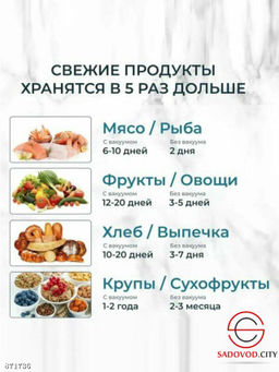Вакууматор для продуктов с пакетами и запайкой