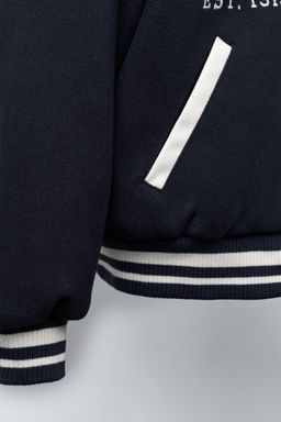 BOMBER JACKET WITH CHAMPION ® X ZARA PATCHES  фото 6