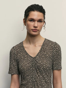 Платье миди с принтом / Zarina фото 6