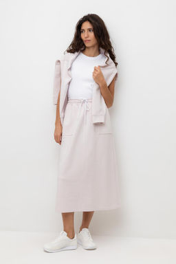 ЕВТ 7030/розовый кашемир юбка жен