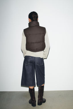 RUBBERISED PADDED GILET - Zara фото 5