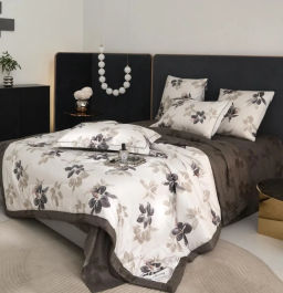 Одеяло Mency двухстороннее с простыней и наволочками ODMENHD04 Семейный